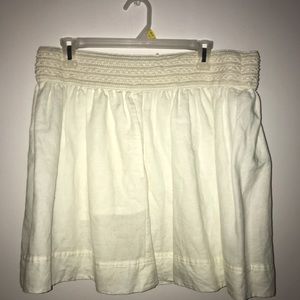 J Crew slightly off white skirt!